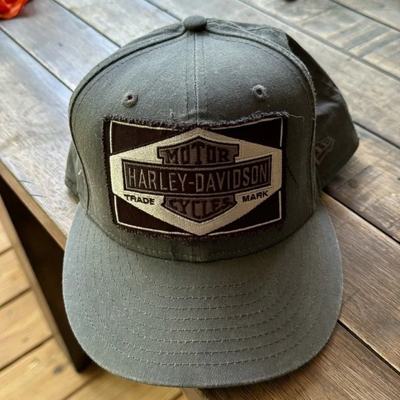 Authentic Harley Davidson sized baseball cap-size 7 3/8 or 58.7cm - Picture 1 of 3
